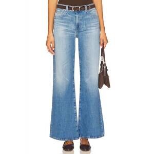 NEW AG JEANS saige wide leg jeans in 18 years bisou